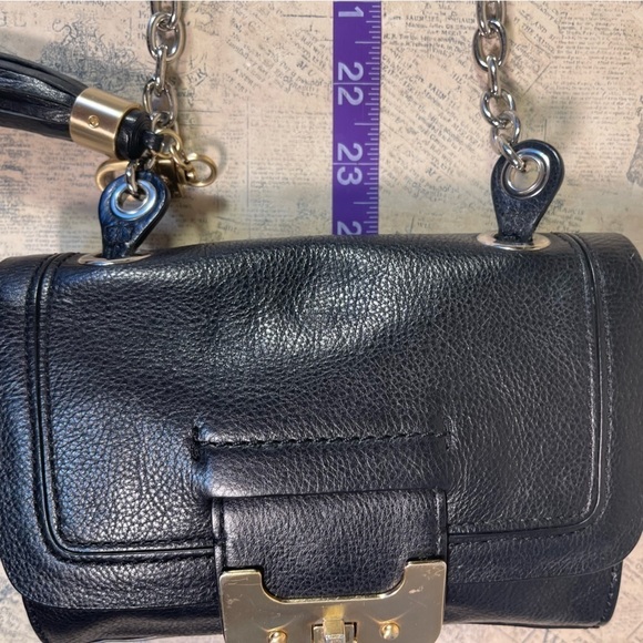 DIANE VON FURSTENBERG MINI HARPER LEATHER CROSSBODY BAG - Picture 13 of 13